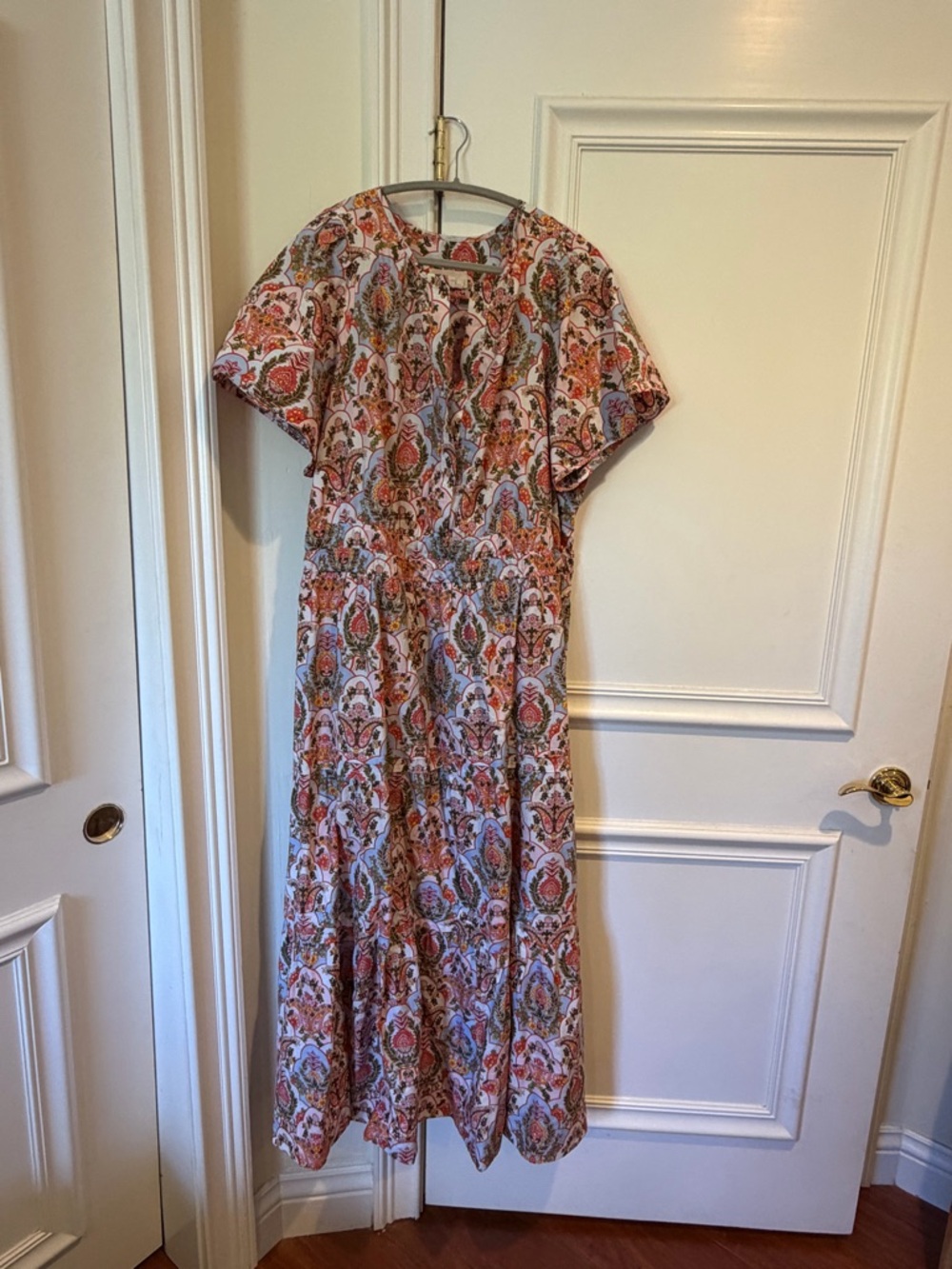 Anthropologie Somerset Paisley Maxi Dress - Picture 3 of 10
